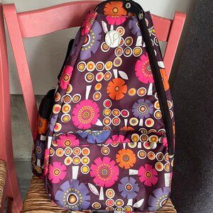 Life is Tennis Floral Bag